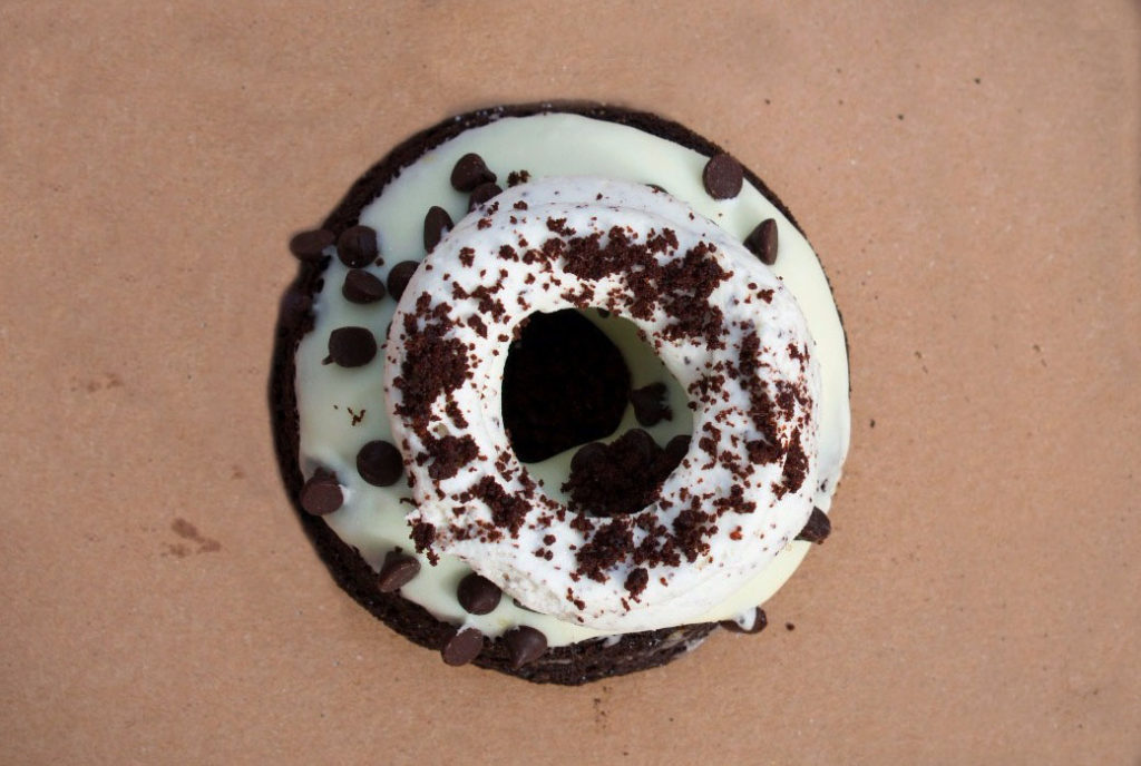 Vegan Cookies and Cream Donut